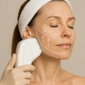 Woman having HI-FU to reduce wrinkles call LA LIPO Greater London (Ealing) Now!