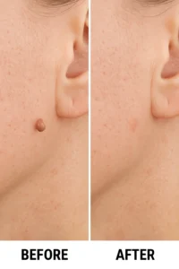 Skin tags removal Greater London (Ealing) before and after