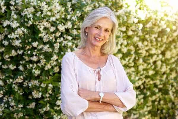 Older woman happy with urinary incontinence treatment Greater London (Ealing)