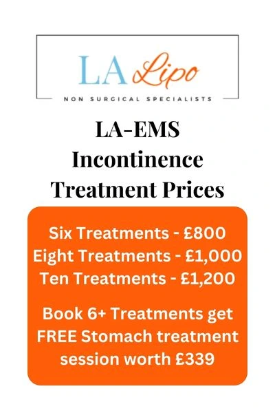LA-EMS Incontinence Treatment Prices Greater London (Ealing)